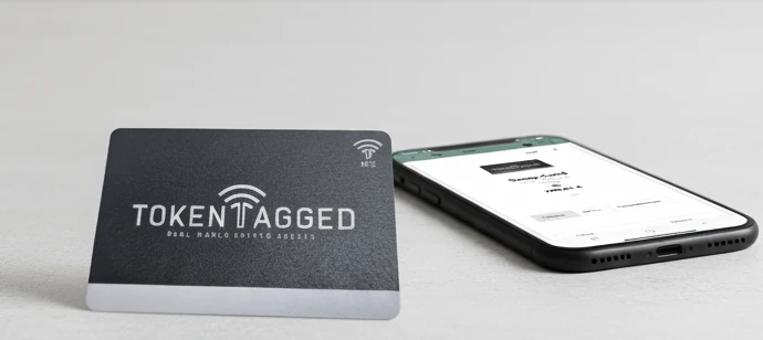 Swap Card in front of a smartphone