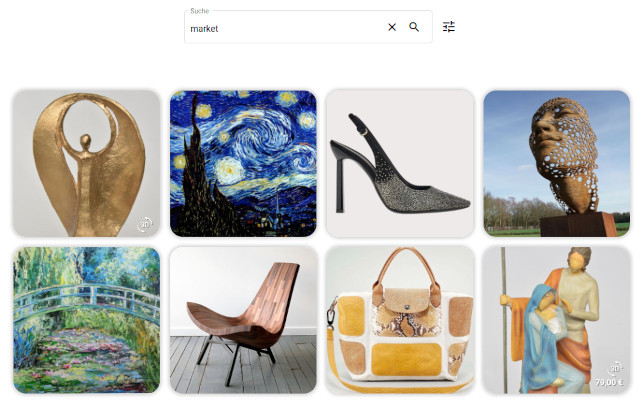 Search page demonstration